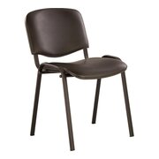 Стул офисный Easy Chair ИЗО/ISO 1332052 чёрный экокожа металл чёрный 