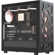  Корпус Formula V Line Mana Stone Black AR, ATX, Type-C*1, USB2.0*1, USB3.0*1, Front 3x120mm ARGB, Rear 1x120mm ARGB 