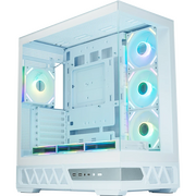  Корпус XASTRA Q700 7ARGB-FS-C10-UC White (Q700-7FS12A-C10-UC-WH)ATX/Aquarium/Screewless/7x120mm ARGB PWM DaisyChain FS fans/Argb+PWM HUB 10port/Type C 