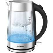  Электрочайник Hyundai HYK-G7405 черный/серебристый 
