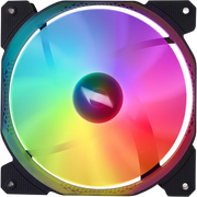  Вентилятор 1STPLAYER F1-Plus Black (F1-Plus-BK-3P) / 140mm FRGB 3pin 12V 900rpm 46.69cfm 21dBA / Bulk 