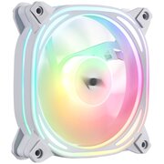 Вентилятор 1STPLAYER FB7 White (FB7-WH) / 120mm ARGB 3pin 5V PWM 4pin 12V 600-1800rpm 45.12cfm 47.2dBA / BULK 