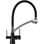  Смеситель для кухни Wisent W4855-26-2 Антрацит 