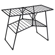  Сушилка для белья Laima Home 700475 Quatro Black раскладная 4 зоны, 2 уровня, 22 метра 