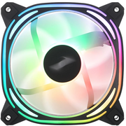  Вентилятор 1STPLAYER FB7 Black (FB7-BK) / 120mm ARGB 3pin 5V PWM 4pin 12V 600-1800rpm 45.12cfm 47.2dBA / Bulk 