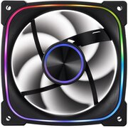  Вентилятор 1STPLAYER FN7R Black (FN7R-BK) / 120mm ARGB 3pin 5V PWM 4pin 12V 600-1800rpm 38.39cfm 31.28dBA / Bulk 