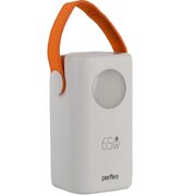  Powerbank Perfeo PF_E1635 Moon 65W 40000 mAh/LED дисплей/PD+QC 3.0/2Type-C/2 USB/,max 65W/White 