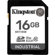  Карта памяти Kingston SDIT/16GB SDHC 16Gb Class10 Industrial Temperature Class 10 