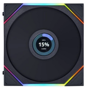  Вентилятор Lian Li Uni Fan TL Wireless LCD 140 Reverse Blade (G99.14RTLLCD1W1B.R0) / 14RTLLCD1W1B Black / 140x140x28мм (PWM, ARGB, 1600 об/мин (Max.)) 