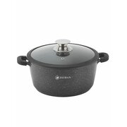  Кастрюля ZEIDAN Z-501035 5,0л с крышкой Black 