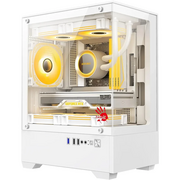  Корпус BLOODY CC-125 (cc-125-wh), mATX, Mini-Tower, без БП, белый 