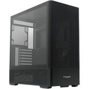  Корпус HSPD M712 (M712-TGBK) без БП, Mesh Mid Tower, Black, TG, 0.6 SPCC, no fans, E-ATX, ATX, mITX, 175/410/160mm, 2x2.5", 7xPCI 