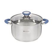  Кастрюля с крышкой Daniks SD-A93-20 Сиена 3.9л 