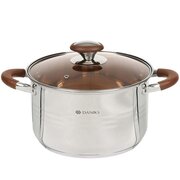  Кастрюля Daniks GS-01415-22CA Веллингтон 5л 