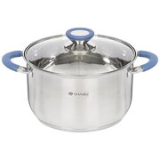  Кастрюля с крышкой Daniks SD-A93-18 Сиена 2.9л 