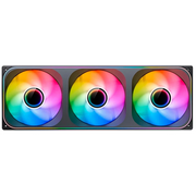  Вентилятор JONSBO ZA-420B (3 in 1) 140х140х28мм (PWM, ARGB LED, 700-1800об/мин, черный) Retail 