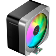  Кулер Ocypus Delta A40 EX BK ARGB, 120mm ARGB Fan, 4 Heat Pipes, 4-PIN PWM, 500-1800 RPM, 29DBA, Hydro Bearing, LGA115X/1200/1700/18XX 