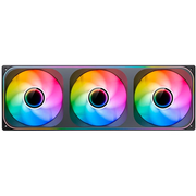  Вентилятор JONSBO ZA-420BR (3 in 1) 140х140х28мм Reverse (PWM, ARGB LED, 700-1500об/мин, черный) Retail 