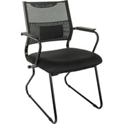  Кресло Бюрократ CH Balance-Av черный Elastic-102 TW-11 сетка/ткань полозья металл черный 