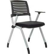  Стул Бюрократ X-Click/Black черный на ножках металл серый 