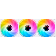  Вентилятор JONSBO ZW-140WR (3 in 1) 140х140х26мм Reverse (PWM, ARGB LED, 800-1400об/мин, белый) Retail 