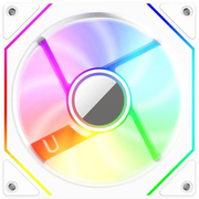  Вентилятор BLOODY CF-11 LCD (cf-11-argb120-wh) 120мм, 4-pin, 1800об/мин, 11 - 32 дБ, ARGB, белый, Ret 