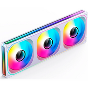  Вентилятор JONSBO ZB-360WR (3 in 1) 120х120х28мм Reverse (PWM, ARGB LED, 700-2400об/мин, белый) Retail 