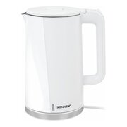  Электрочайник SONNEN KT-8718W белый 