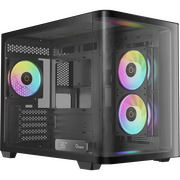  Корпус Ocypus Iota C50 BK Curve ARGB Digital mATX без БП (Iota-C50-BKD300CD-GL) 