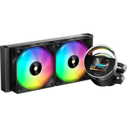  СВО Ocypus Sigma L24 BK ARGB, 240mm, LCD Pump 2.4", 2x120mm ARGB fans, LGA115X/1200/1700/18XX, AM4/AM5 