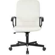  Кресло Бюрократ Triest Fabric-VELV20 молочный Velvet 20 крестов. металл черный 