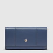  Кошелек женский Piquadro Circle PD6463W92R/BLU4 кожа натуральная, синий 