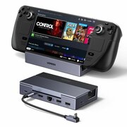  Док-станция UGREEN CM800 (75126) 6-in-1 1×USB-C 1×HDMI 1×USB-C 2×USB-A 1×RJ45 Docking Station Black 