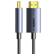  Кабель UGREEN HD183 (55508) HDMI 8K Fiber Optic Cable Male to Male Aluminum Shell 30m Dark Gray 