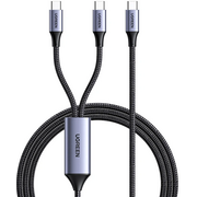  Кабель UGREEN L533 (75733) Universal PD Fast Charging 140W Max Cable 2-in-1 USB-C 2m Space Gray 