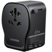  Переходник питания UGREEN S550 (55001) 65W Universal Travel Adapter Black 