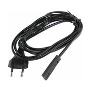  Кабель питания SONNEN 513564 универсальный для аудио и видеотехники C7 (2 pin) 1,8м, черный 