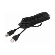  Кабель SONNEN 513129 USB 2.0 AM-BM, 3м Premium, медь, для подключения принтеров, сканеров, МФУ, плоттеров, экранированный, черный 