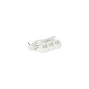  Удлинитель сетевой SONNEN U-131G (511431) 3 розетки, c заземлением, 10А, 1,8м, белый 