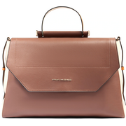  Деловая сумка Piquadro Circle BD6778W92/MBE женская, кожа натуральная, коричневый/бежевый 
