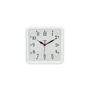  Часы настенные TROYKA 81810835, 26х26х3,5см квадрат, белые, белая рамка 