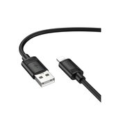  Дата-кабель HOCO X122 Benefit silicone charging data cable iP черный 