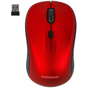  Мышь беспроводная SONNEN V-111 (513520) красная 