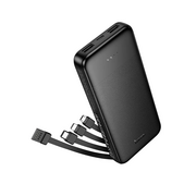  Аккумулятор внешний резервный HOCO J163 Wonderful with 4 cables 10000mAh черный 