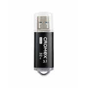  USB-флешка CROMEX 514163 Ultra 32Gb USB 3.1, металлический корпус, черный 
