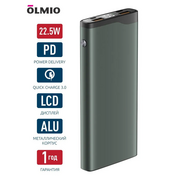  Портативное зарядное устройство Olmio QL-10 серый 