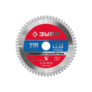  Пильный диск Зубр 36916-210-30-60_z01 по алюминию, 210мм, 1.6мм, 30мм 