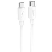  Дата-кабель Hoco X96 hyper 60W fast charging data cable type-c tp type-c white 