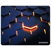  Коврик для мыши Sonnen 513955 Hot cells резина + ткань, 250х200х2мм 