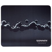  Коврик для мыши Sonnen 513290 Drops, резина + ткань, 220х180х3мм 